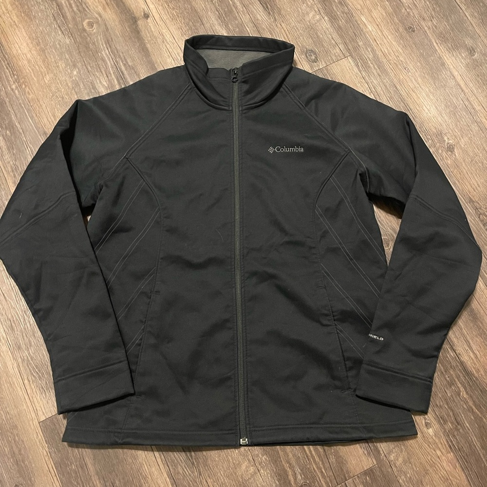 Columbia black zip up Jacket womens size Large